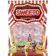 Sweeto Jelly Sweets Fizzy Strawberry Halal 1kg Bag